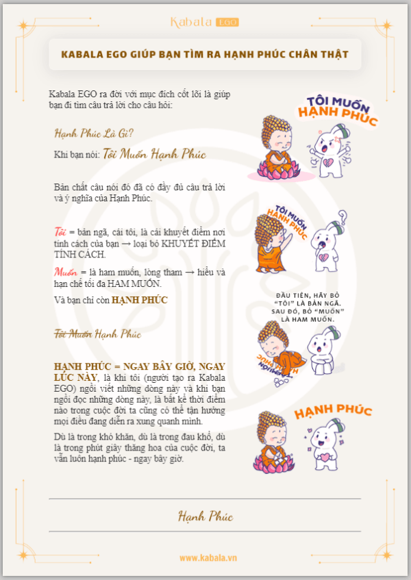 Kabala EGO - Khám Phá Tiềm Năng Bản Thân [Ebook][Light]