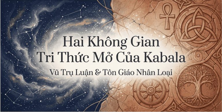 Hai không gian tri thức mở của Kabala: Vũ trụ luận & Tôn giáo nhân loại